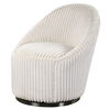 Crue White Swivel Chair, Furniture by Uttermost, 29" width x 32" height x 31" depth thumbnail 6
