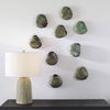 Pebbles Aqua Wood Wall Decor, S/9 thumbnail 1