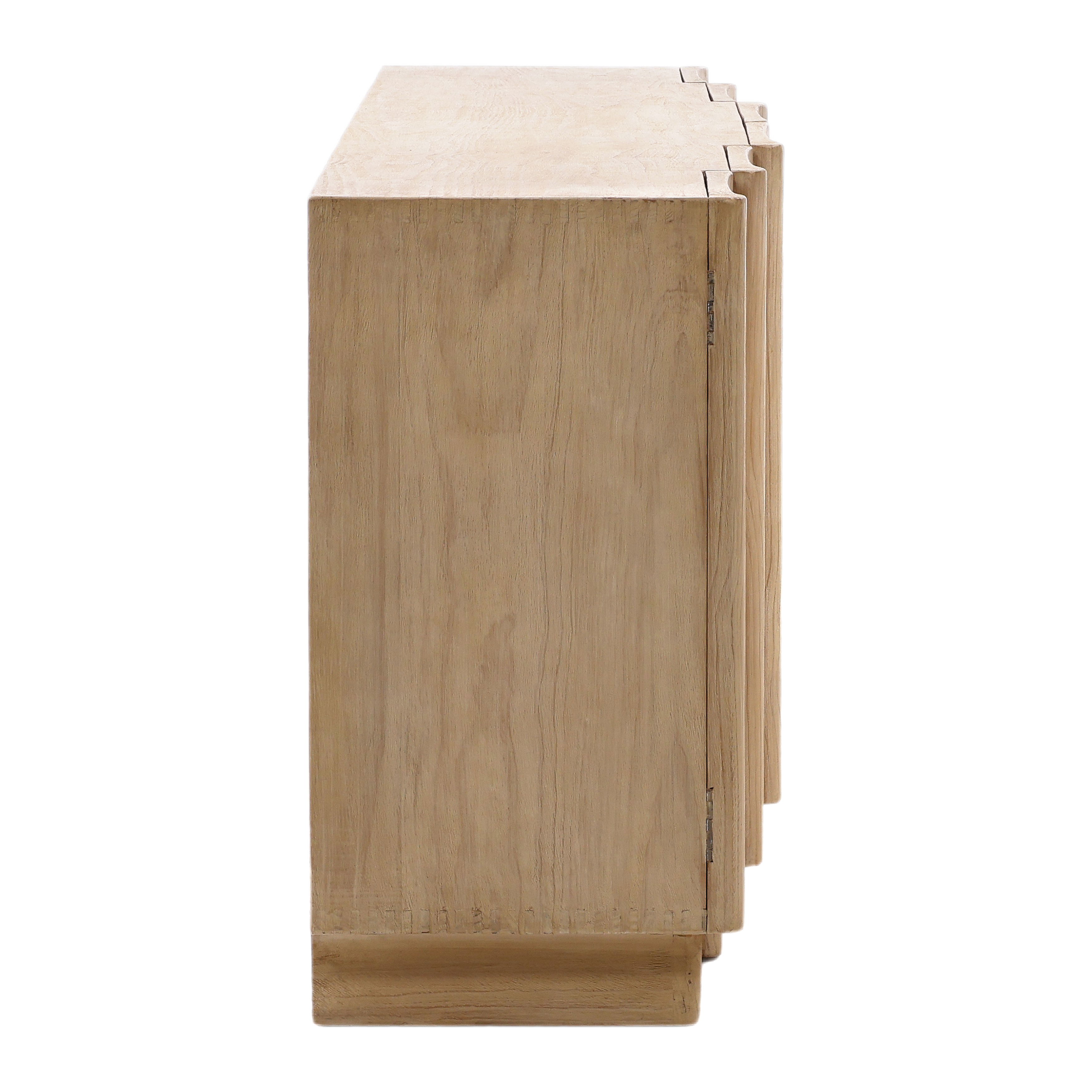 Emiliano Sideboard Light Natural, Sideboards & Buffet by Dovetail, 109" width x 34" height x 20" depth View 3