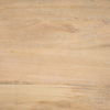 Isla Oval Dining Table with Light Brown Wood Top & Arched Legs thumbnail 2