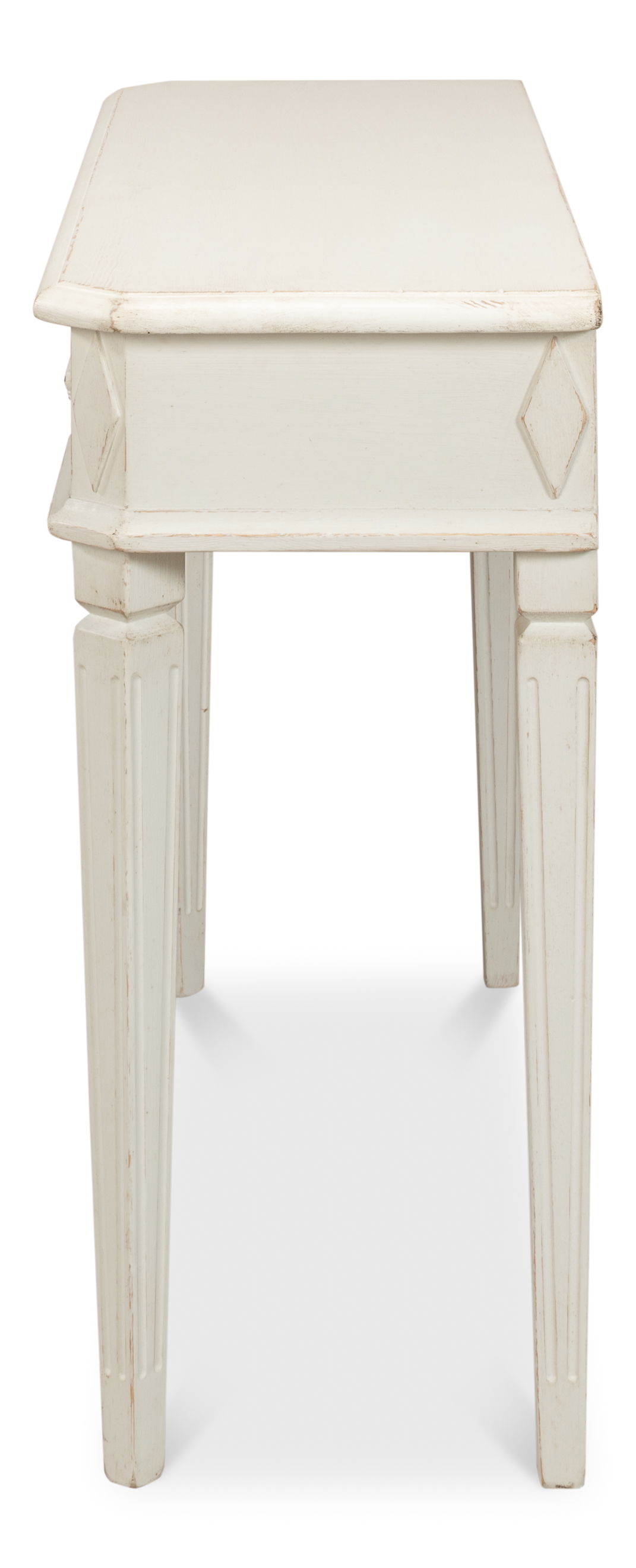 Cora Lamp Table, Antique White large image 