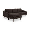 Quinn Sectional Dark Brown thumbnail 8