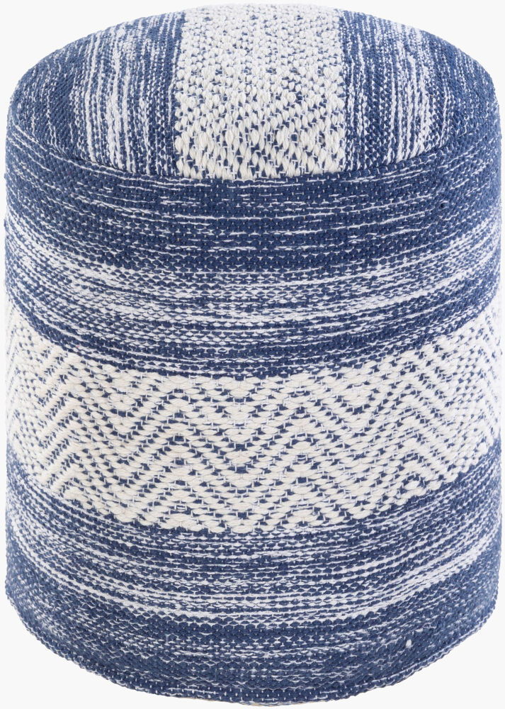 Levi Pouf, Ottoman by Surya, 16" width x 16" height