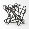 Henderson  Black Metal Paperclip Decorative Object, by Mercana, 12.2" length x 9.06" width x 9.06" height thumbnail 5