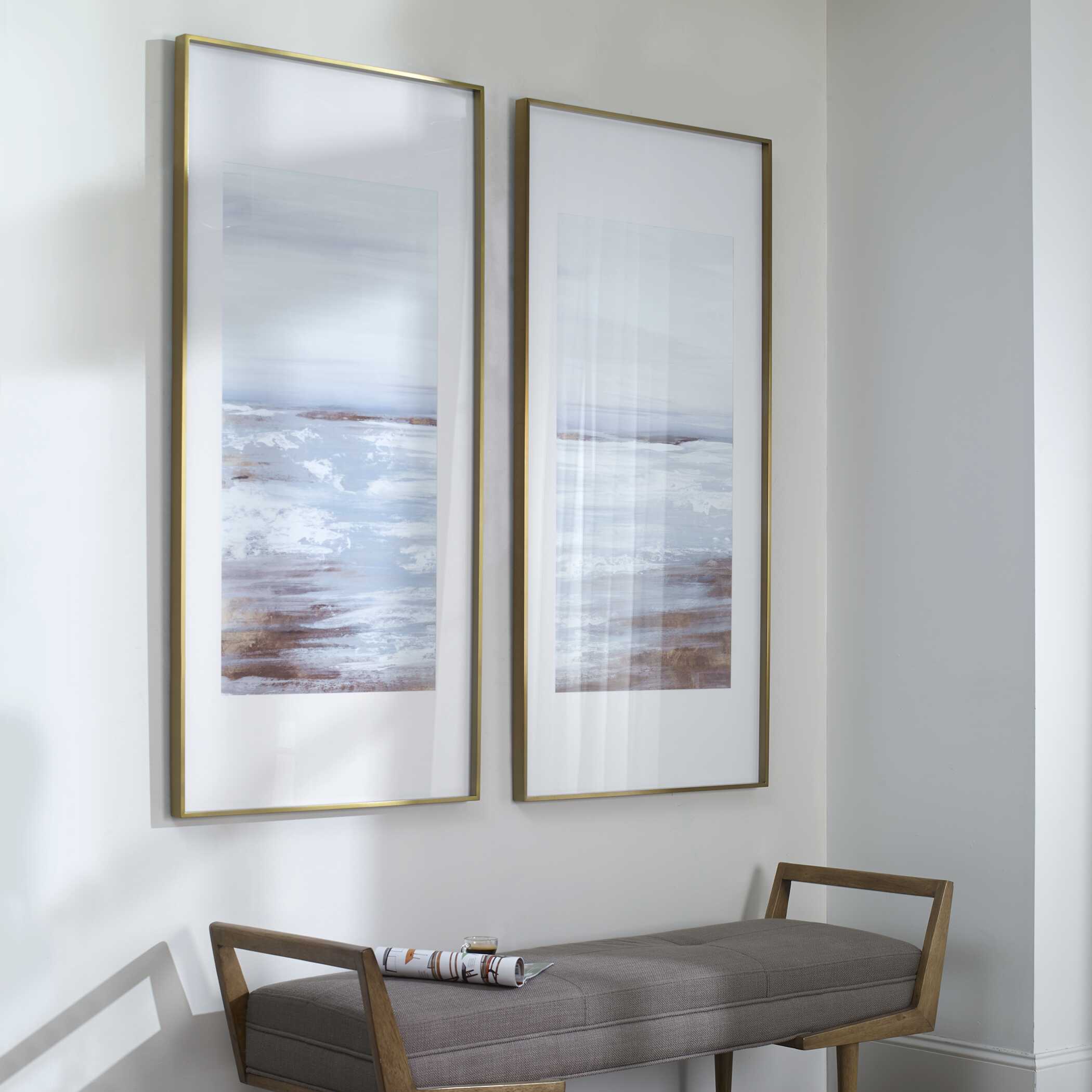 Coastline Framed Prints Set/2 large image 