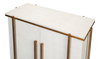Blakely Door Chest, Osprey White, Cabinets & Sideboard by Sarreid, 40" length x 18" width x 34" height thumbnail 10
