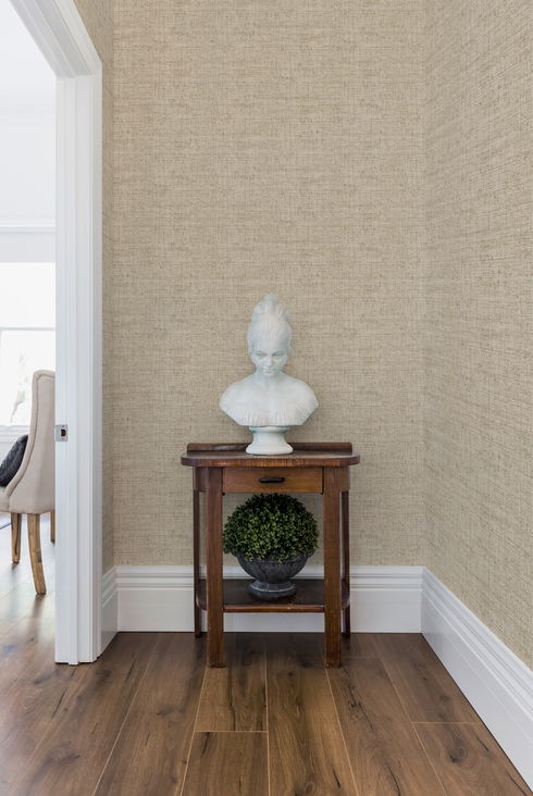 Papyrus Weave Beige Wallpaper