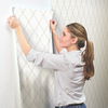 Graphic Trellis White & Soft Grey Wallpaper thumbnail 4