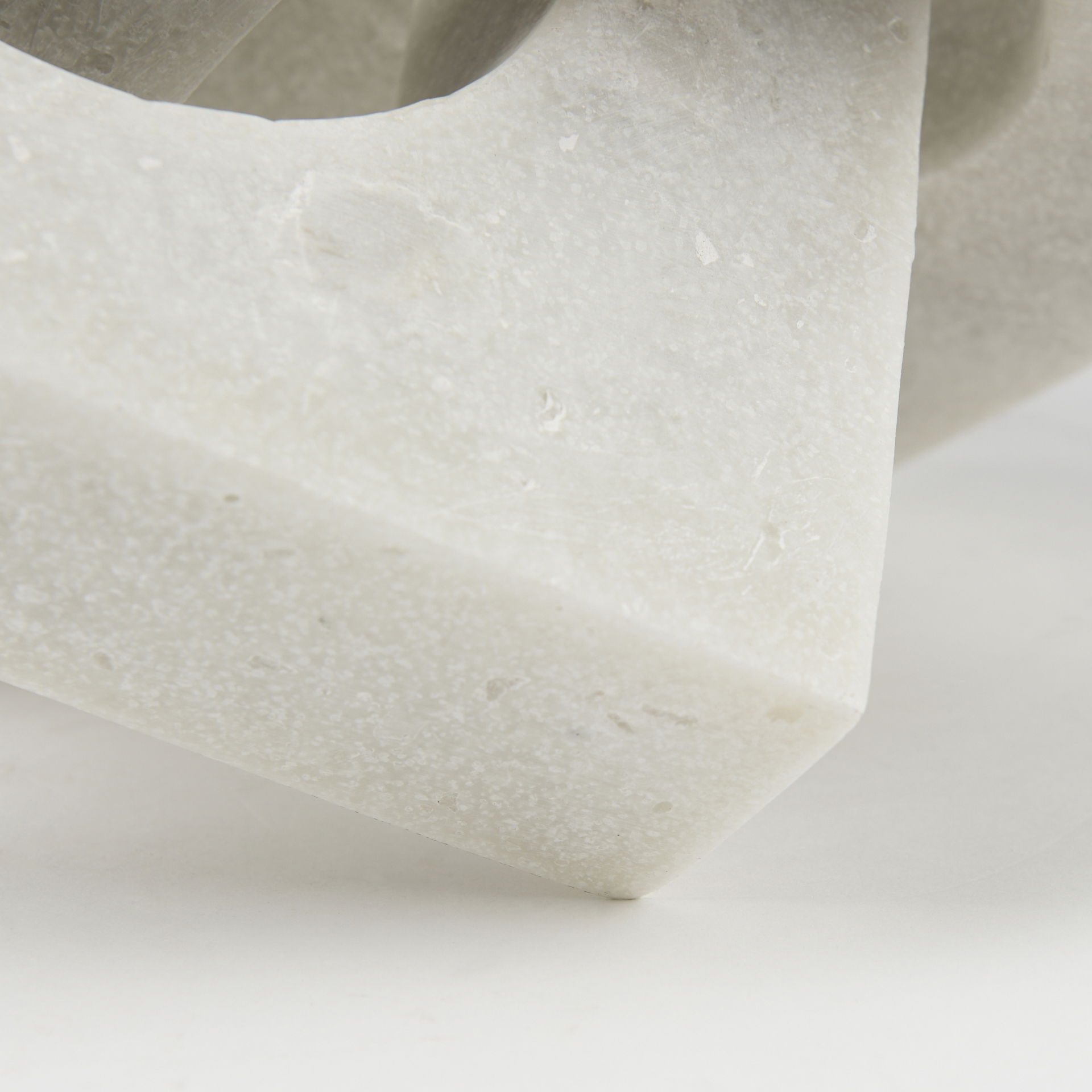 Linx  Large Granite Resin Sculpture Decorative Object, by Mercana, 12.01" length x 12.01" width x 8" height View 7