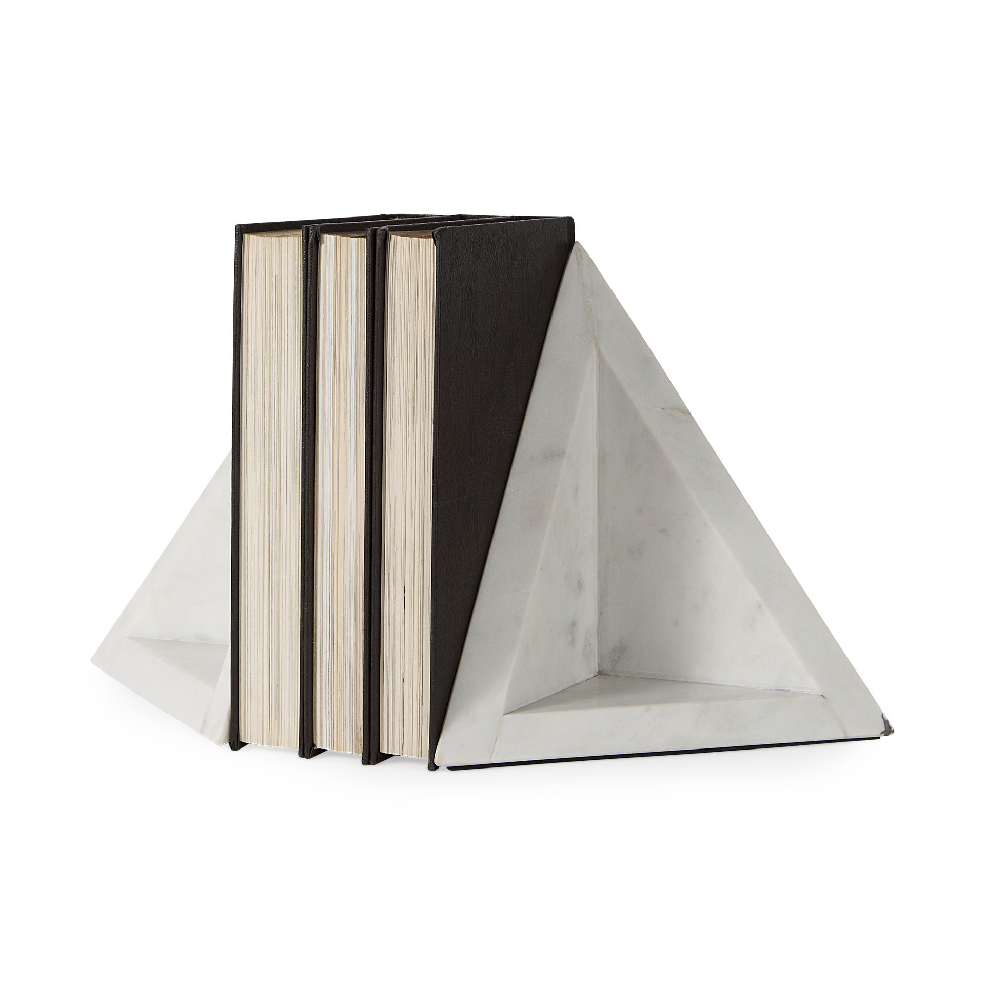Sophia 8.0'L x 6.0'W x 7.0'H Marble Set Of Two Bookends, by Mercana, 8" length x 6" width x 7" height View 1
