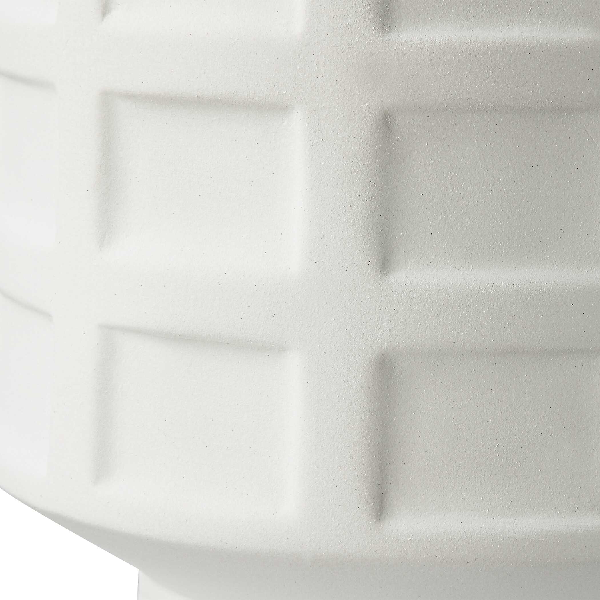 Window Pane White Table Lamp large image 