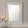Belaya Gray Wood Mirror, by Uttermost, 2'4" width x 3'2" height x 1.25" depth thumbnail 4