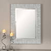 Belaya Gray Wood Mirror, by Uttermost, 28" width x 38" height x 1.25" depth thumbnail 4