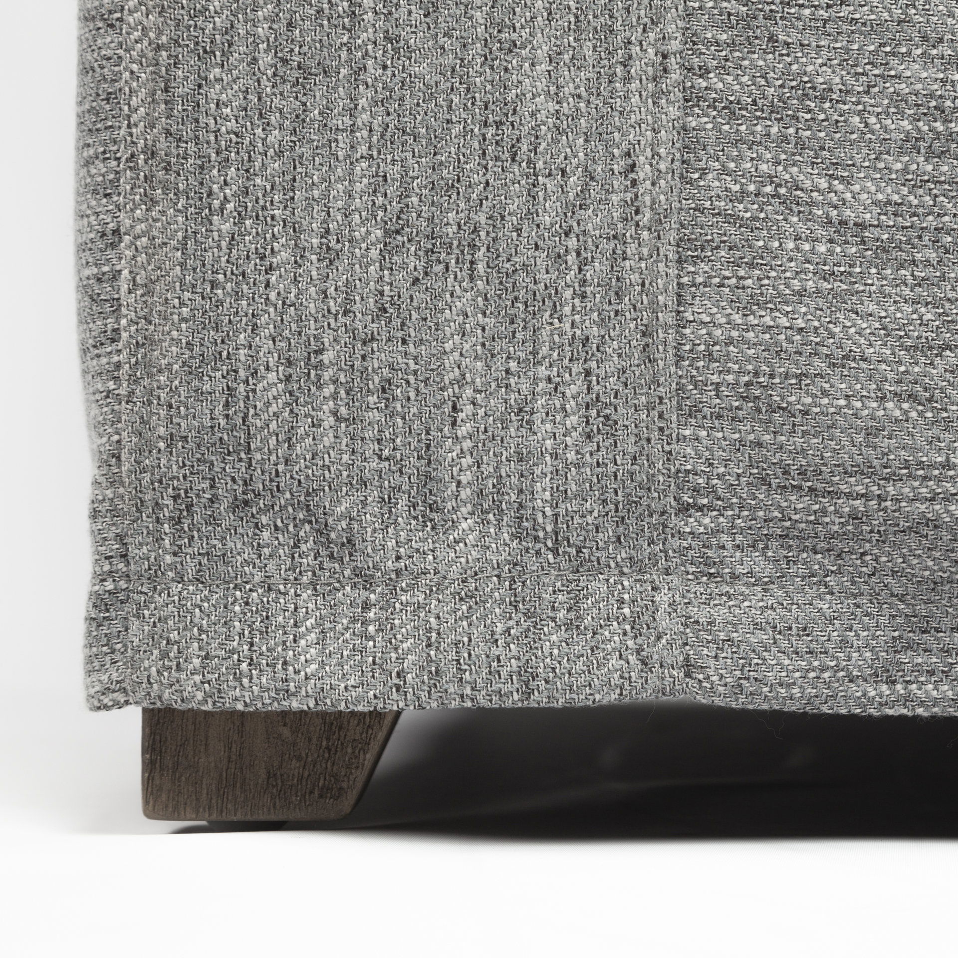 Denly III 38 X 38.25 X 34.5 Castlerock Gray Slipcover Upholstered Arm Chair, Accent Chair by Mercana, 38" length x 38.25" width x 34.5" height View 10