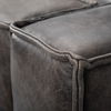 Stinson II 91' Black Leather Three Seater Sofa thumbnail 7
