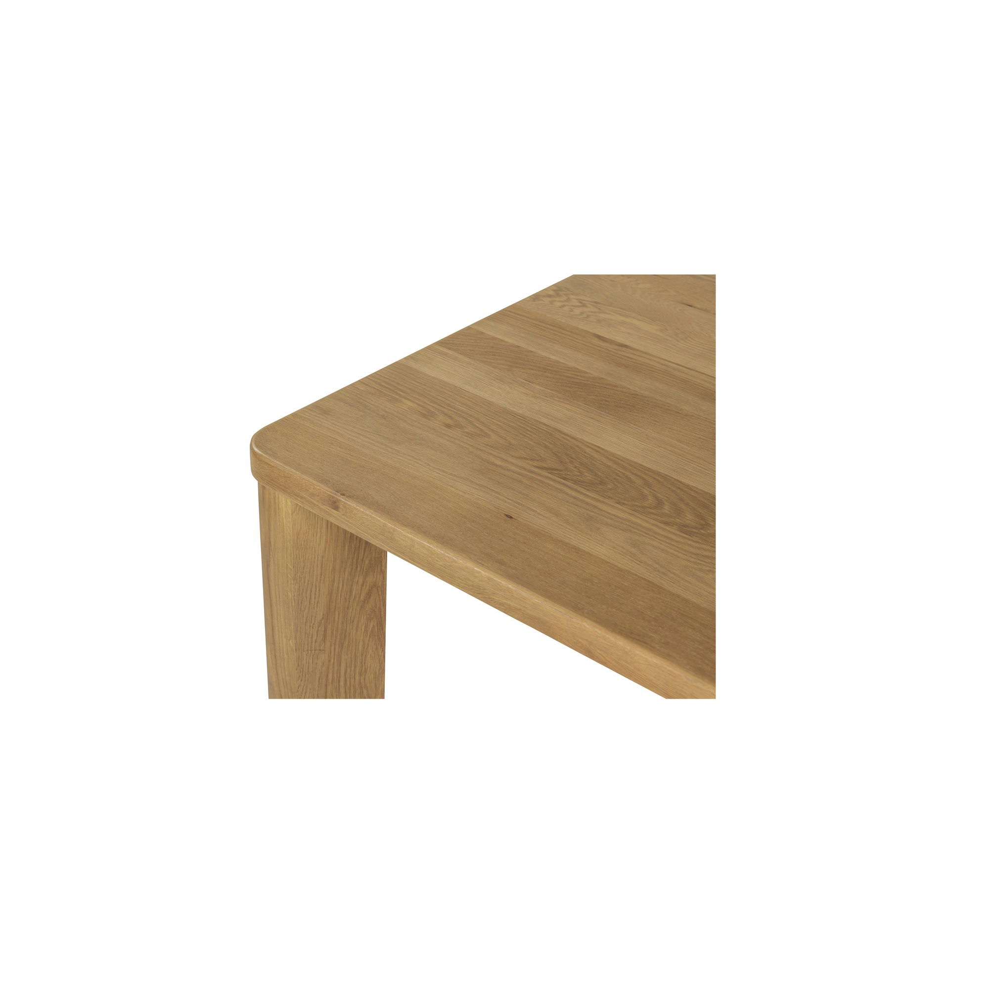 Segment Dining Table Wood Large Heritage Brown, by Moe's Home, 96" width x 30" height x 39" depth View 5