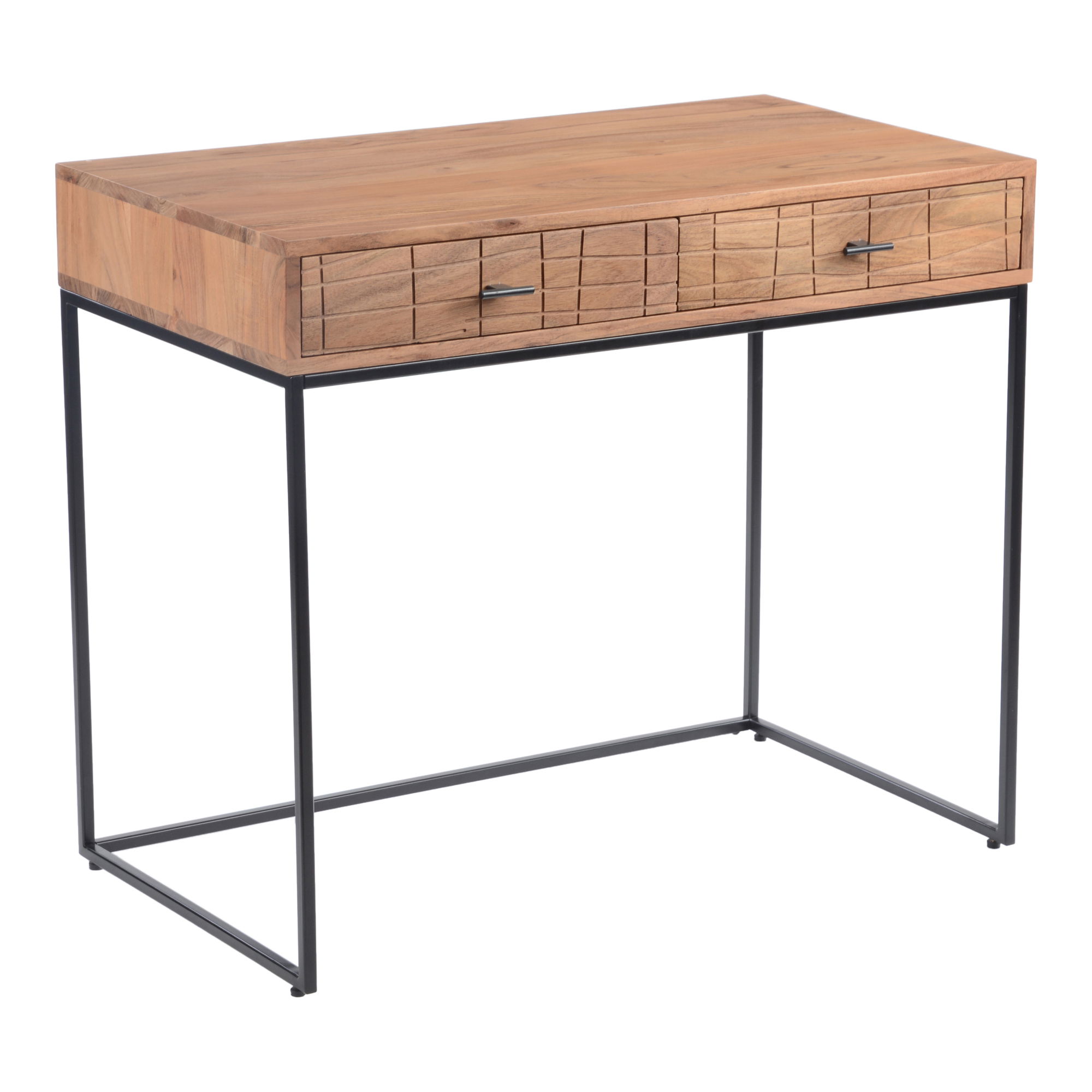 Atelier Desk Natural, by Moe's Home, 35.5" width x 30" height x 20" depth View 2