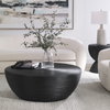 Bongo Black Rattan Coffee Table, by Uttermost, 43.75" width x 16.25" height x 43.75" depth thumbnail 2