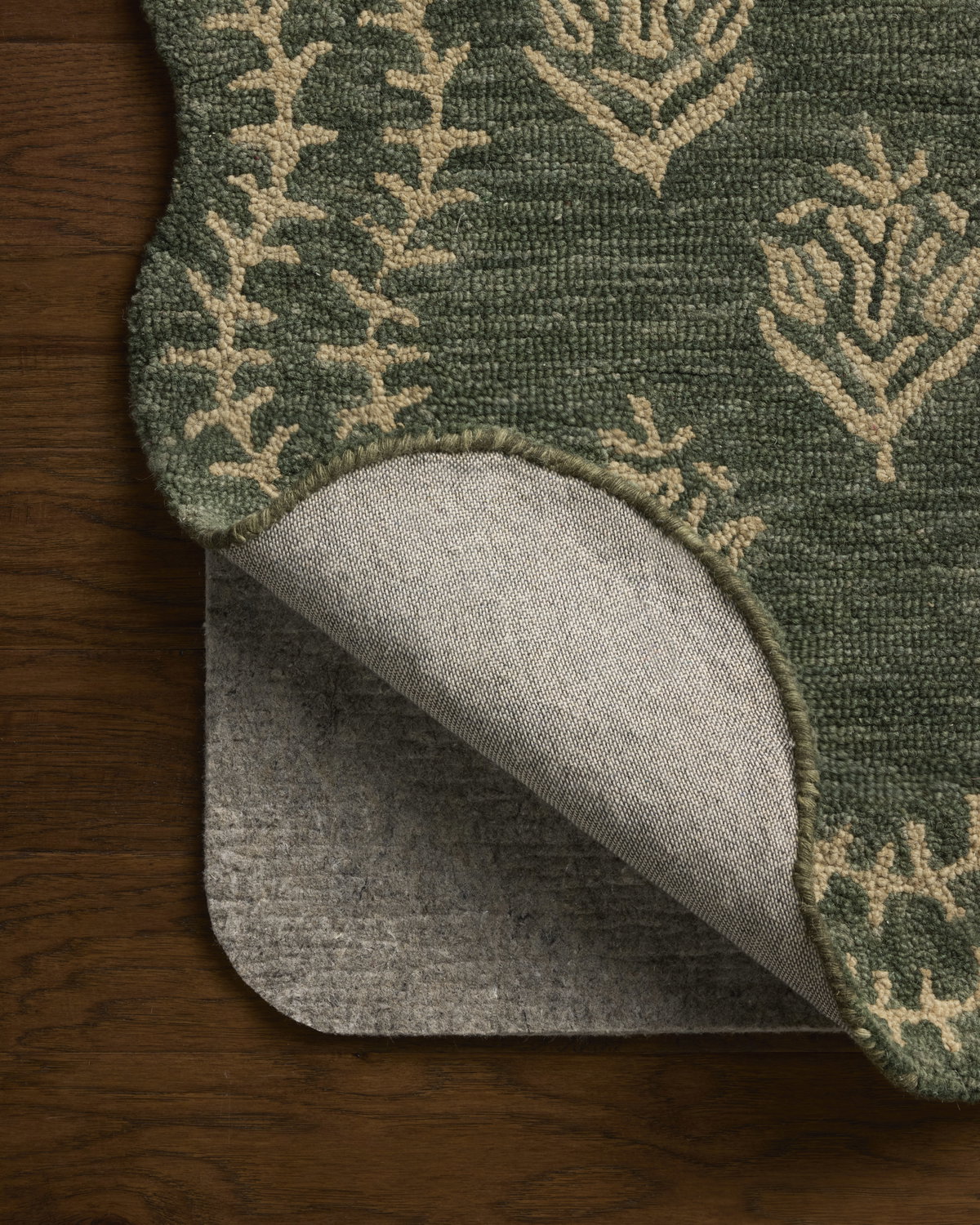 Rifle Paper Co. x Loloi Lisette Rug, 1'6" length x 1'6" width View 8
