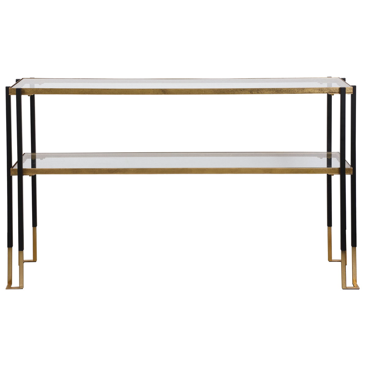 Kentmore Modern Console Table, by Uttermost, 53.5" width x 32" height x 13.5" depth View 1
