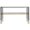 Kentmore Modern Console Table, by Uttermost, 53.5" width x 32" height x 13.5" depth thumbnail 1