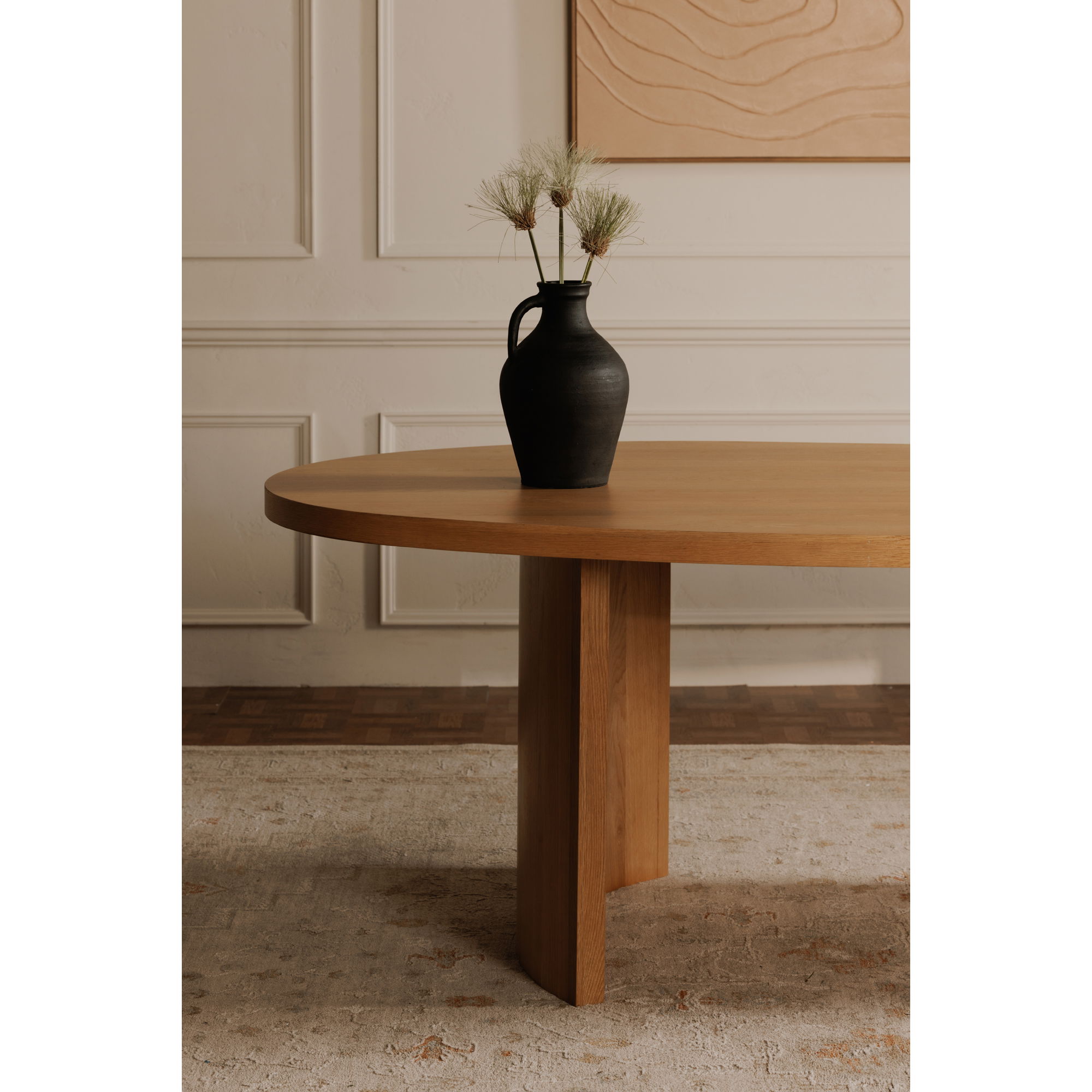 Lyra Vase Black Terracotta large image 