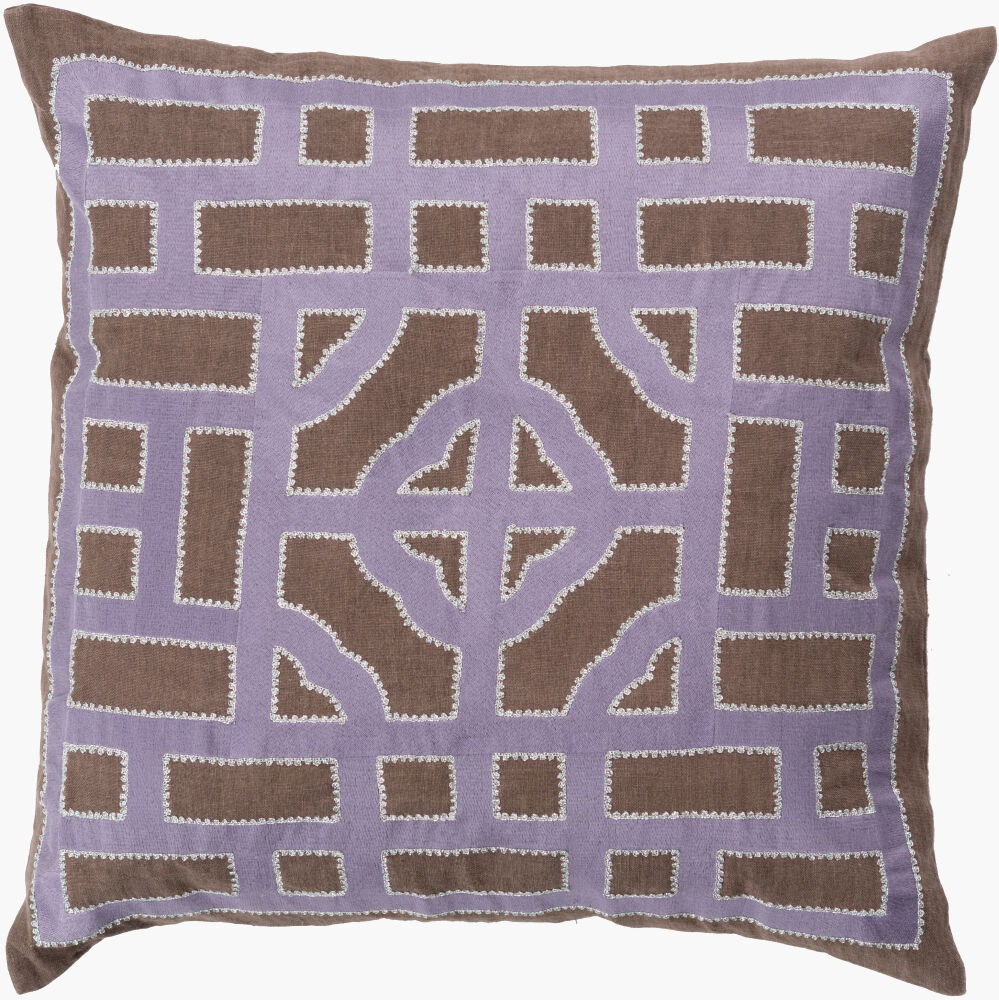 Chinese Gate Accent Pillow, Decorative Pillow by Surya, 18" length x 18" width