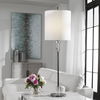 Aurelia Steel Buffet Lamp thumbnail 1