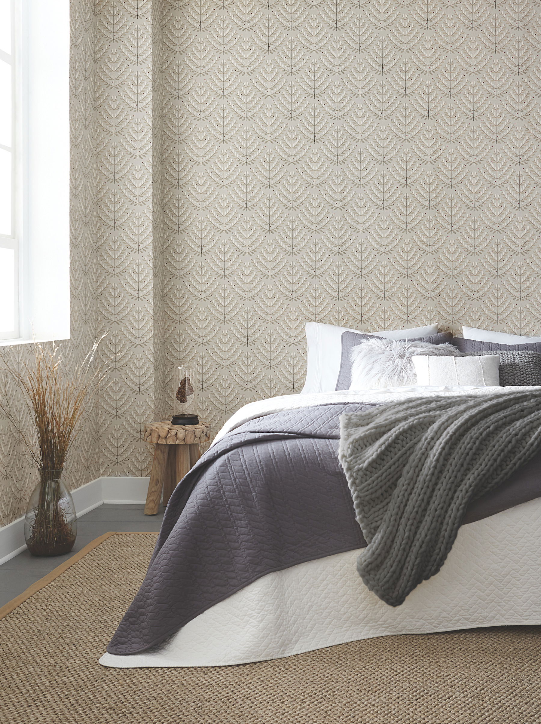 Beige Norrland Wallpaper large image 