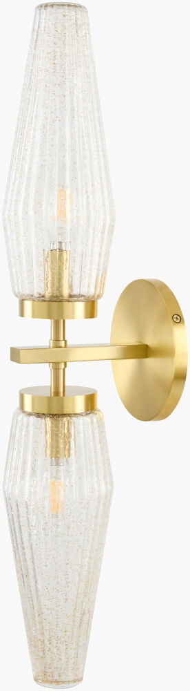 Caelis Wall Sconce, by Surya, 6" length x 5" width x 24" height