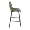 Alibi Barstool Dark Green - Set Of Two, Counter & Bar Stool by Moe's Home, 17.7" width x 41.5" height x 20" depth thumbnail 5