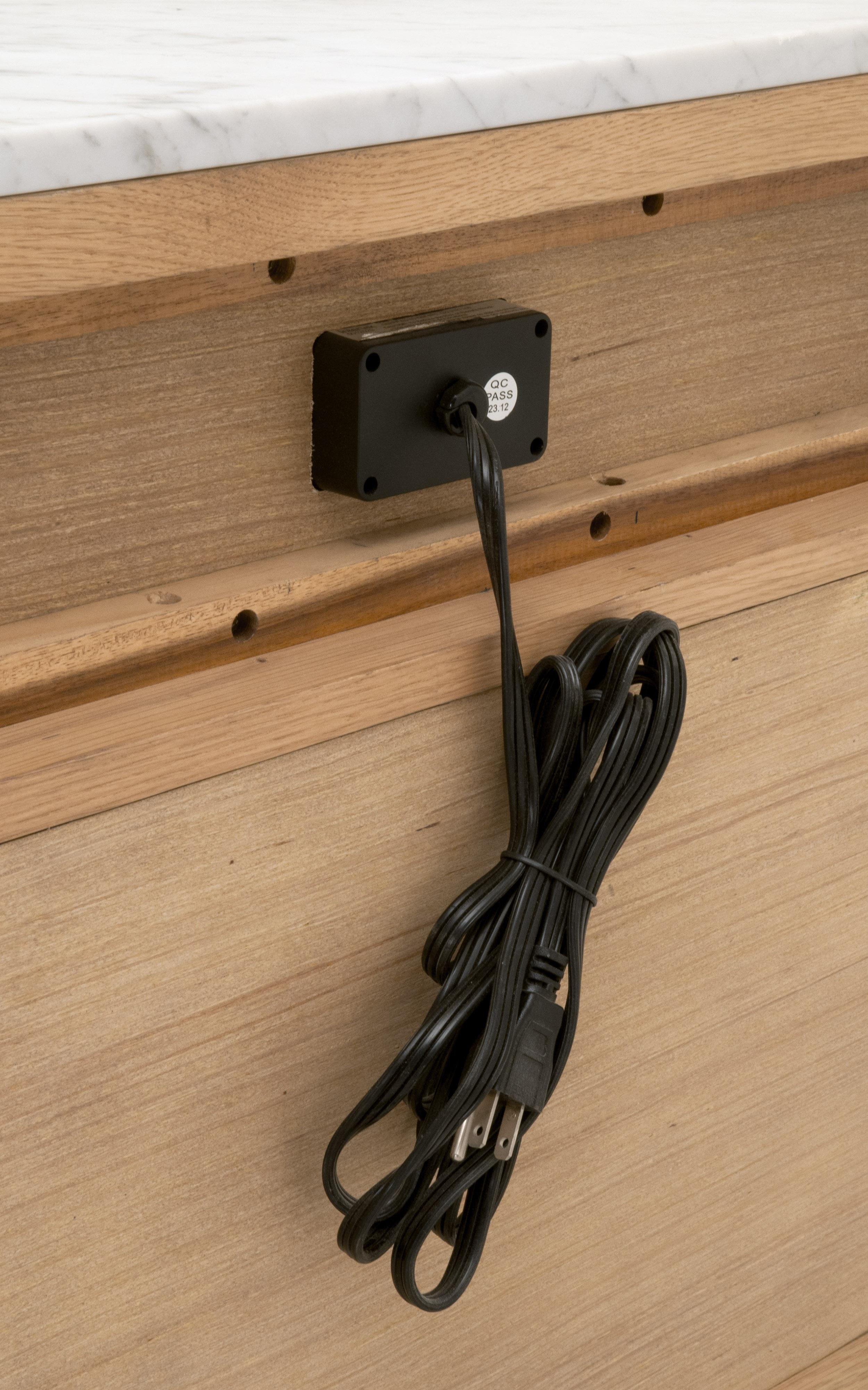 Cambria 2-Drawer Nightstand, by Essentials for Living, 29" width x 26.75" height x 18" depth View 10