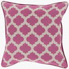 Morrocan Printed Lattice Accent Pillow, Decorative Pillow by Surya, 20" length x 20" width thumbnail