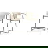 Freeman Chrome Frame Counter Stool Blended Cream - Set Of Two thumbnail 0