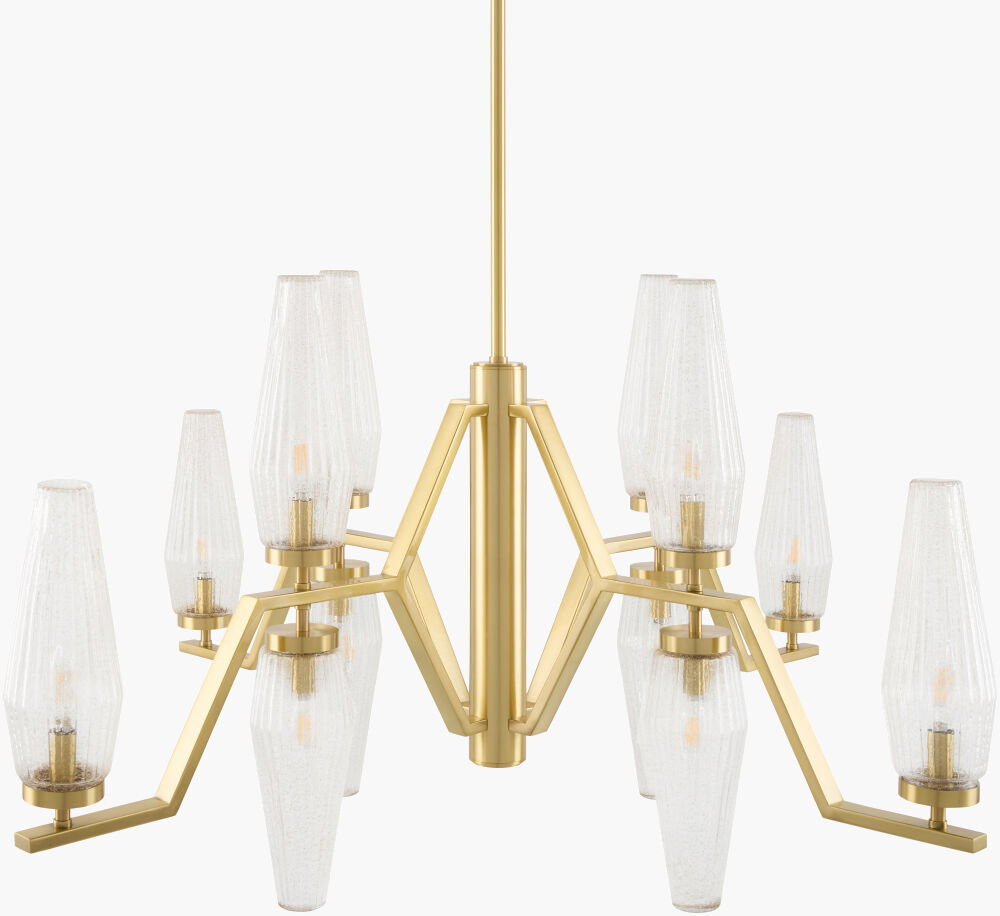 Caelis Chandelier, by Surya, 81" length x 45" width x 23" height
