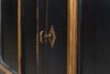 Louis Xvi Buffet Powder Black W/Gold, by Sarreid, 1'6" length x 5' width x 2'10" height thumbnail 9