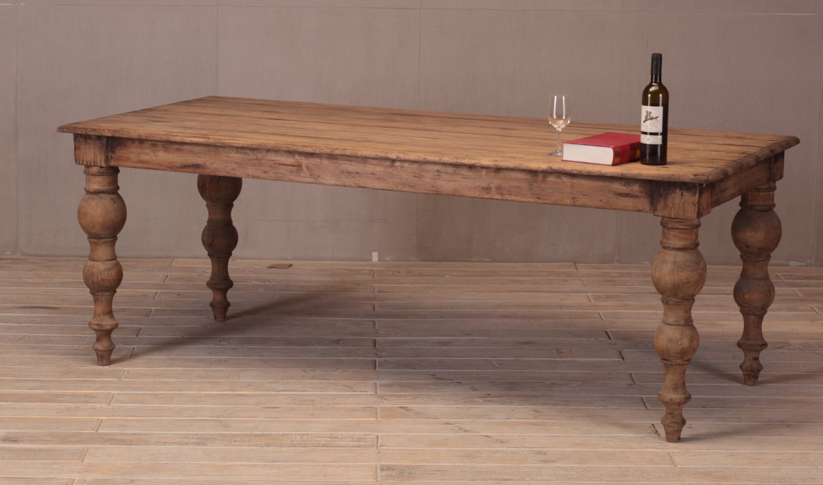 Bixby Dining Table, by Sarreid, 3'1" length x 7' width x 2'7" height View 15