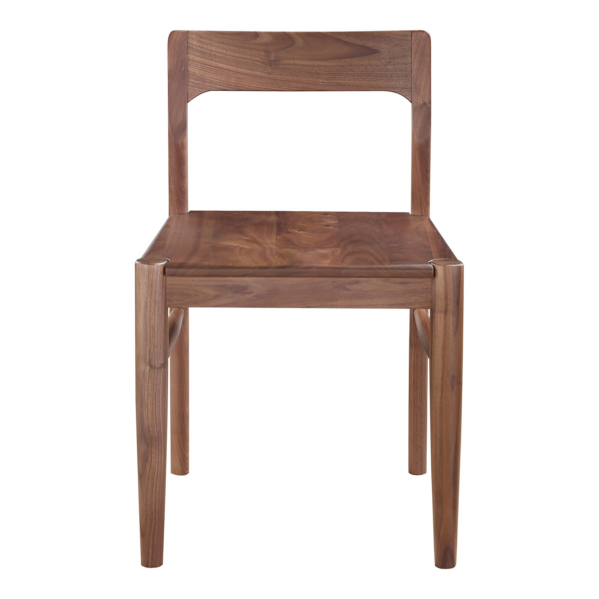 Owing Dining Chair Walnut Brown - Set Of Two, by Moe's Home, 19.5" width x 30" height x 20" depth View 3
