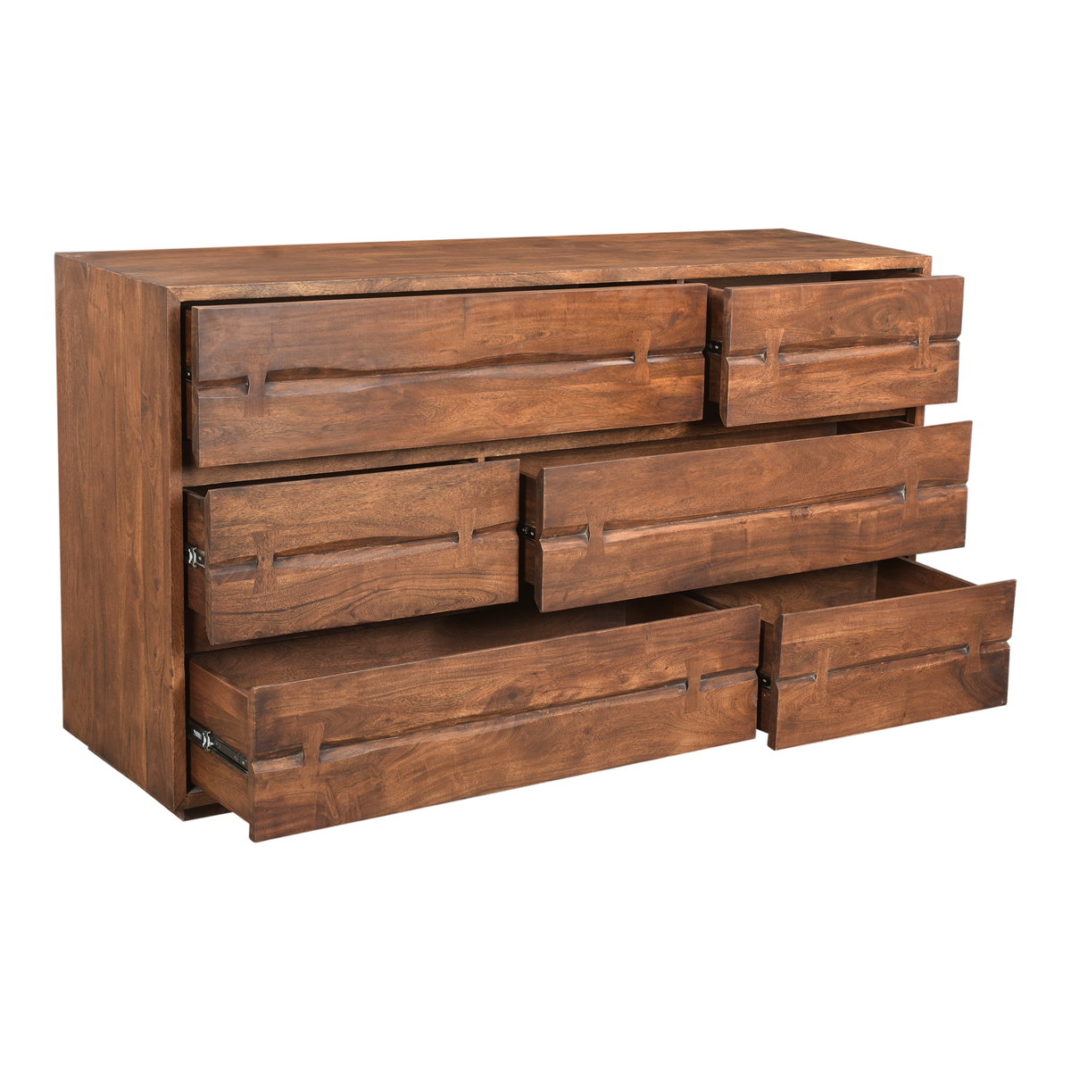 Madagascar Dresser, by Moe's Home, 68" width x 36.5" height x 18" depth View 3