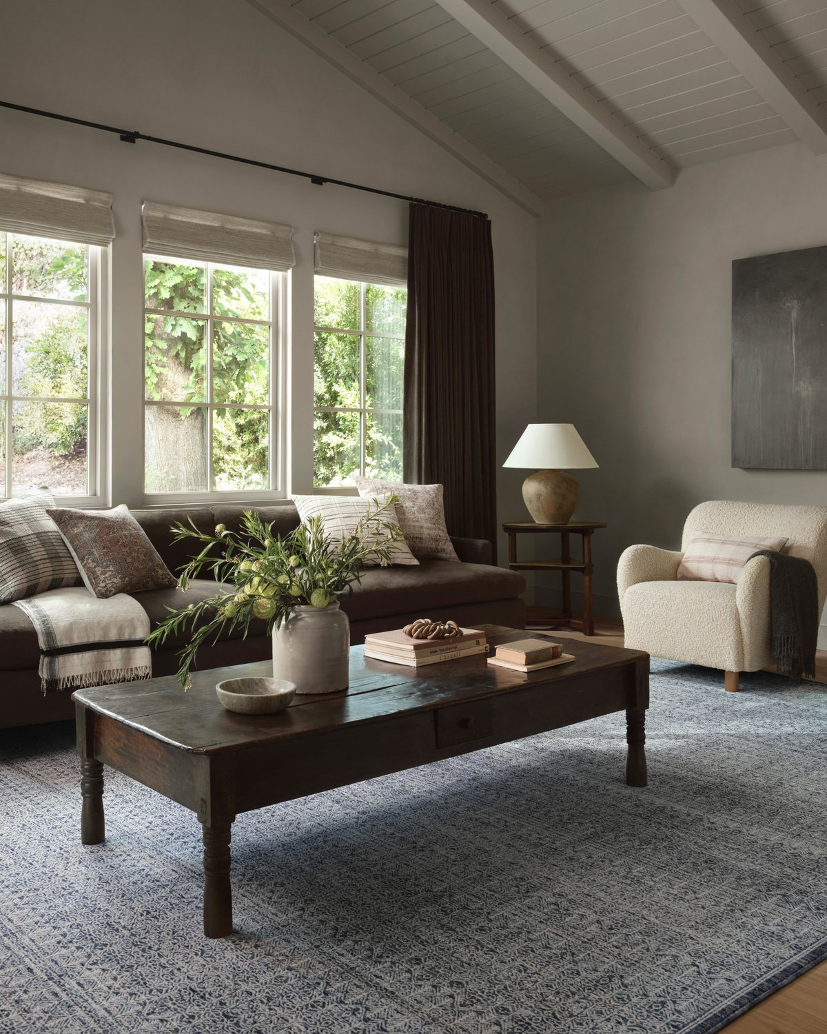 Amber Lewis x Loloi Zuma Rug, 5'3" length x 5'3" width View 2
