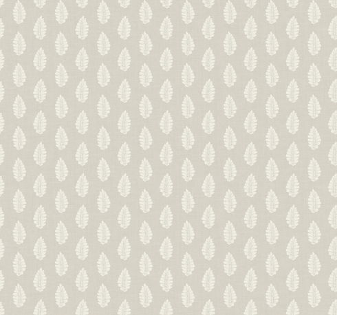 Leaf Pendant Grey Wallpaper