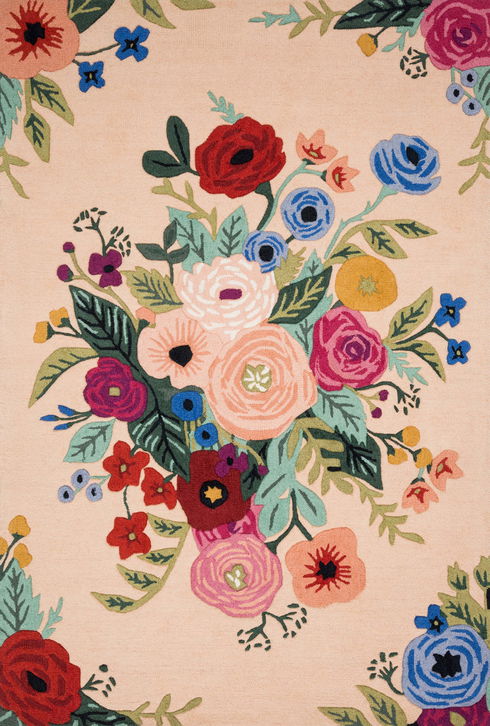 Rifle Paper Co. x Loloi Les Fleurs Rug