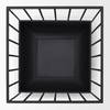 Verna Matte Black Wire Cage Metal Planters (Set of 2), Decorative Object by Mercana, 15.75" length x 15.75" width x 19.88" height thumbnail 5