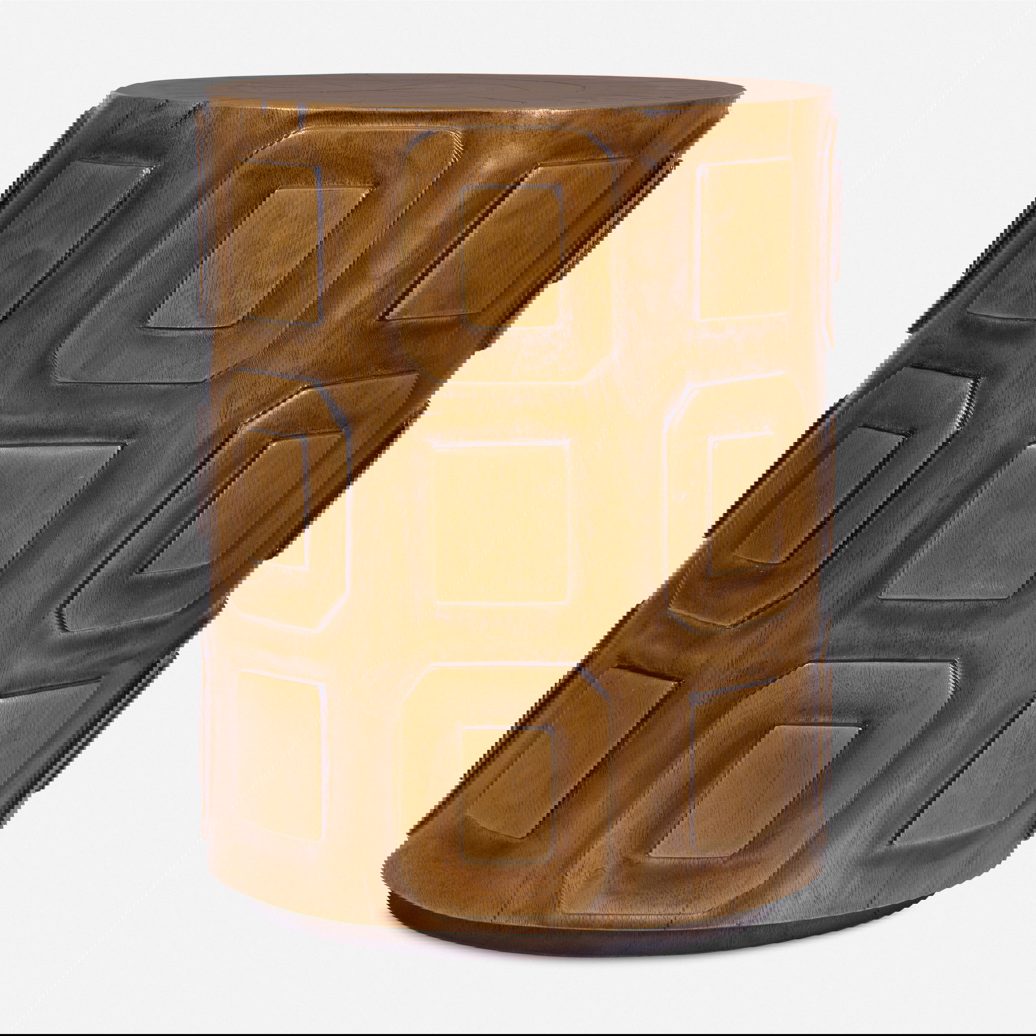 Alson Geometric Accent Table, Furniture by Uttermost, 14" width x 18" height x 14" depth View 1