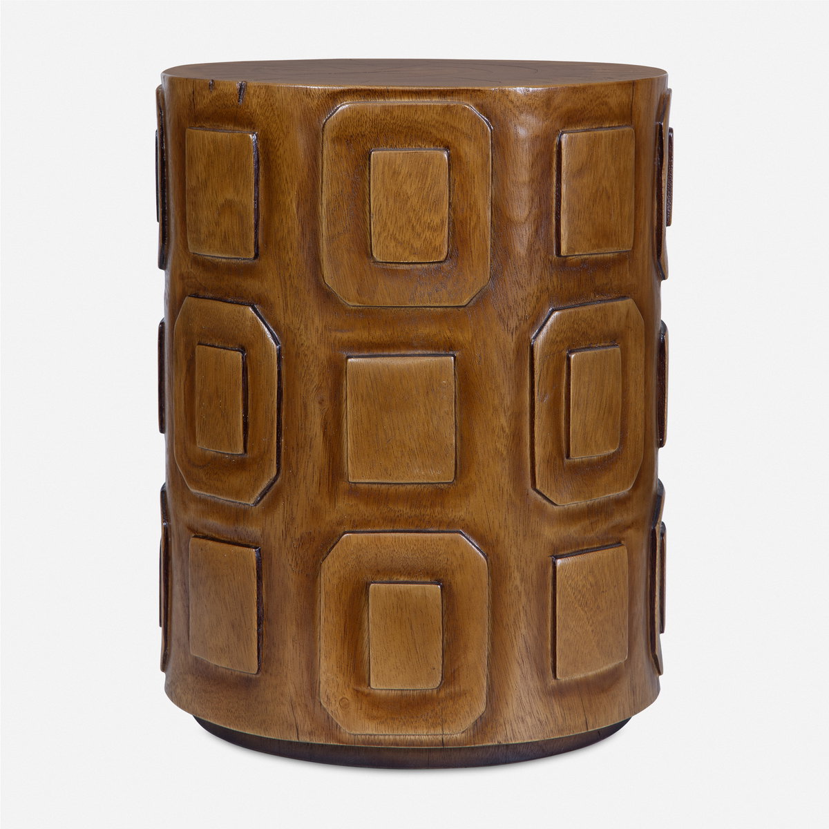 Alson Geometric Accent Table, Side & End Table by Uttermost, 14" width x 18" height x 14" depth View 1
