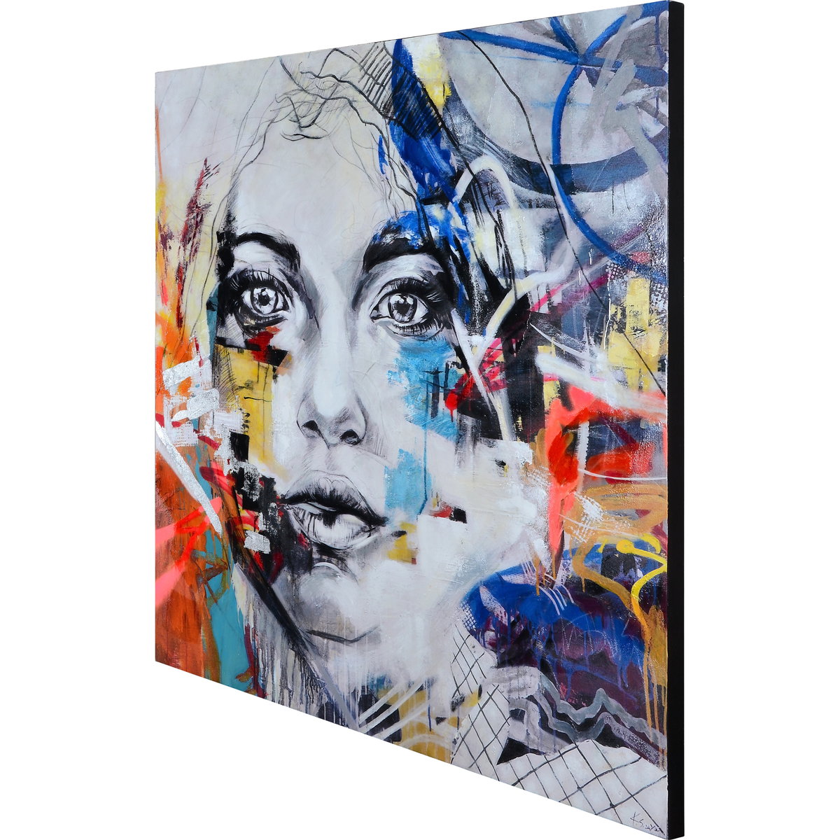 Terrace  Canvas Art, Painting by Renwil, 48" height x 1.5" depth View 2
