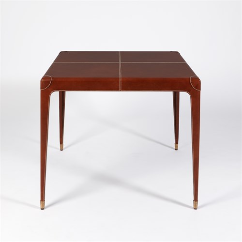Emporium Home Tiburtina Games TableSaddle, by Global Views, 3'0.25" length x 3'0.25" width x 2'6.5" height View 5