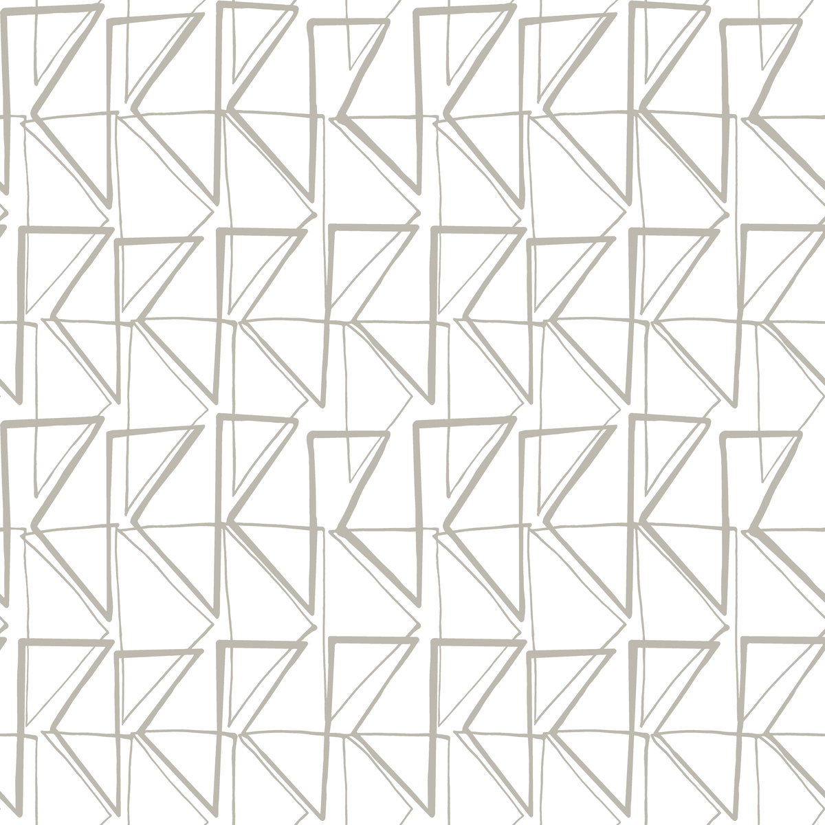 Love Triangles  Gold Metallic Peel & Stick Wallpaper, by York Wall, 20' length x 1'8.5" width x 0.02" depth View 1