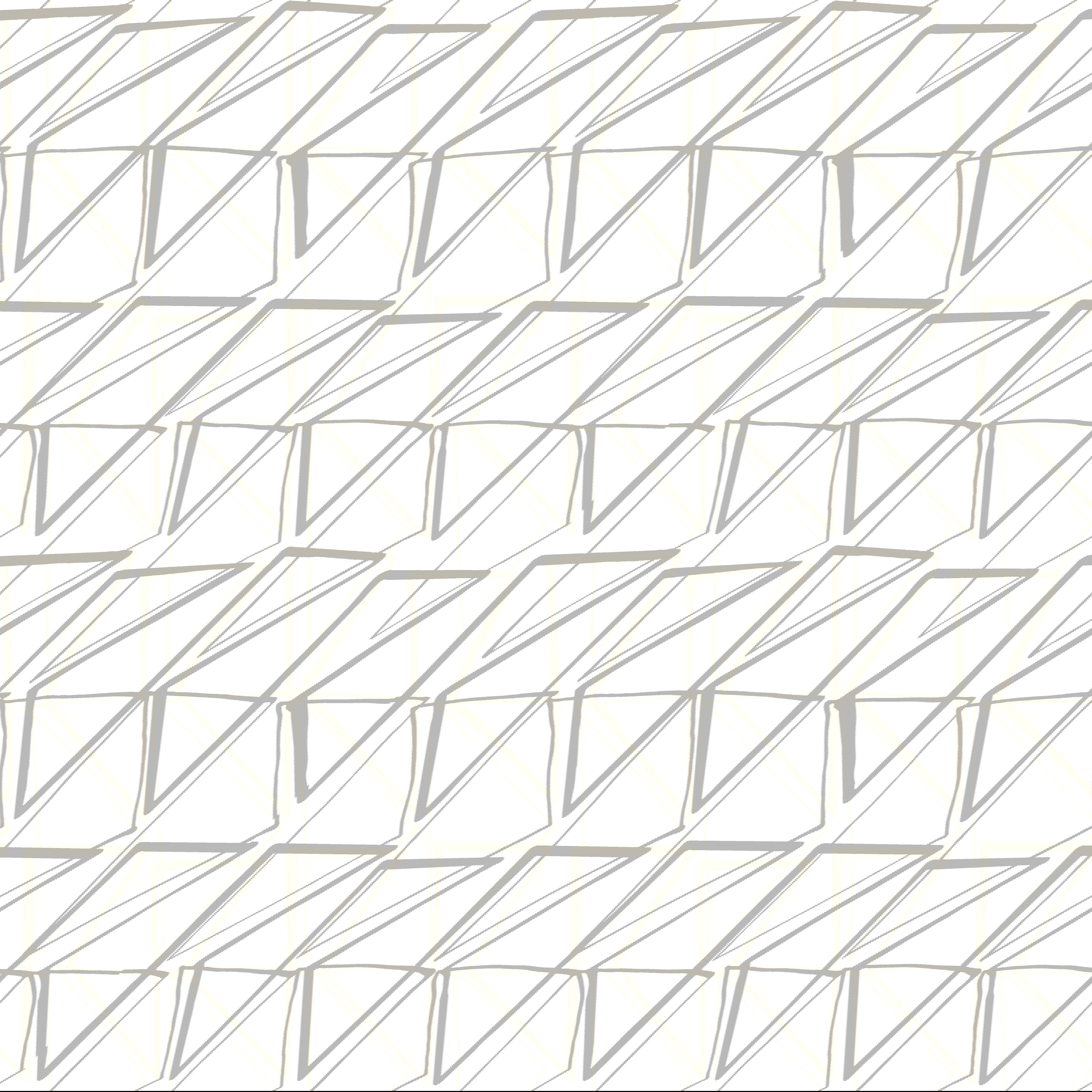 Love Triangles  Gold Metallic Peel & Stick Wallpaper large image 
