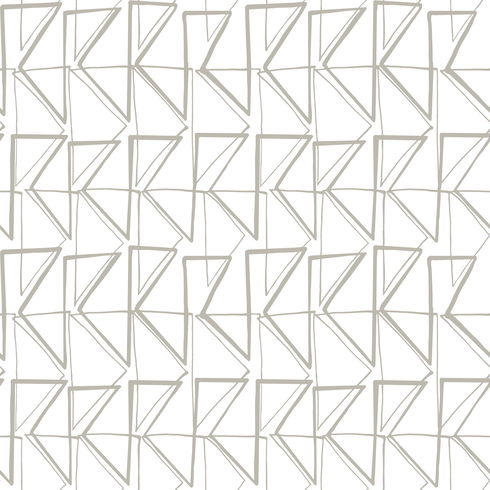 Love Triangles  Gold Metallic Peel & Stick Wallpaper
